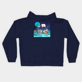 my little gang in space Kids Hoodie